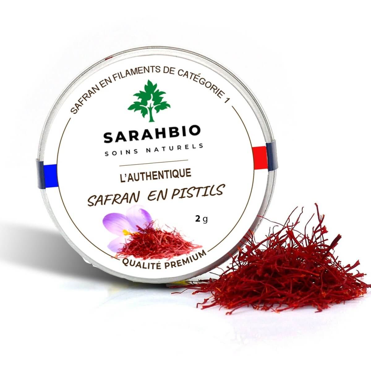 Safran bio en pistils millésime 2025 – Prix au gramme et au kilo – Produit naturel haut de gamme Sarahbio - Sarahbio